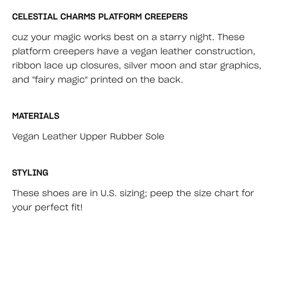 Celestial creepers platform FAIRY MAGIC shoes The Grave Girls - Picture 10 of 13